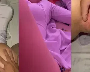 Bé nữ sinh trong tà áo dài vừa đi học về kéo em vào khách sạn luôn