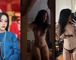 Bé QuinCy (ỉn) hot IG lộ clip địt nhau trước gương với bạn trai