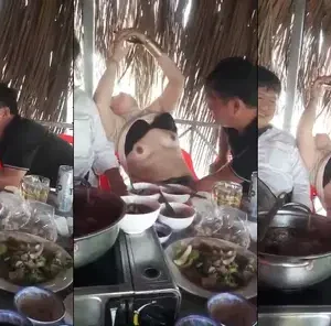 Về miền Tây nhậu được bạn chiêu đãi món đặc sản tại bàn